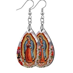 Catholic Our Lady of Guadalupe Earrings